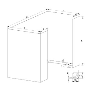 Containereinfassung C-Form Containereinfassung C-Form