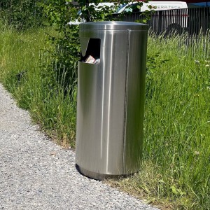 Aussenabfalleimer mit Aschenfach Aussenabfalleimer mit Aschenfach