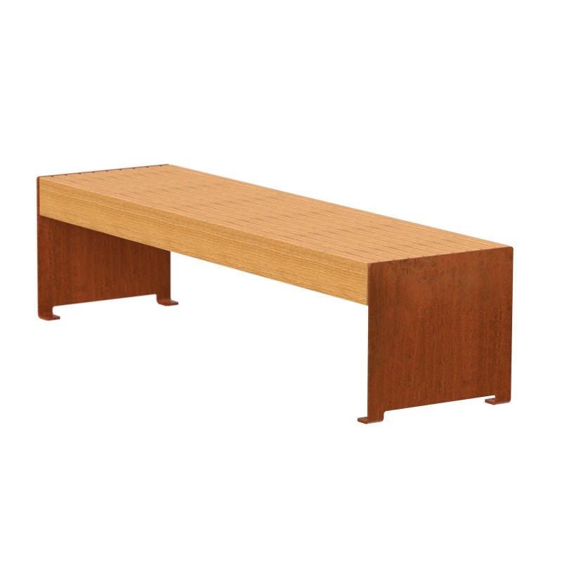 Parkbank Simple Corten