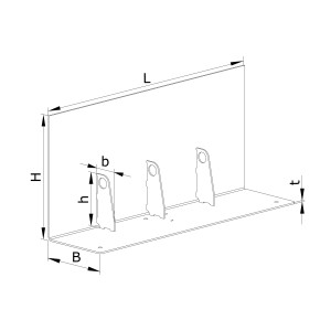 Hangsicherung gerade 8 mm Hangsicherung gerade 8 mm