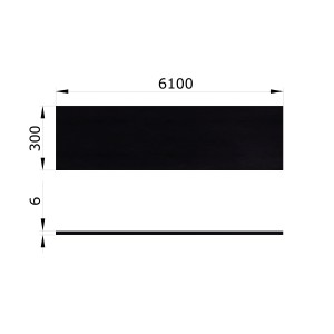 Flachstahl S235 300 x 6 à 6000 mm Fr. 21.30.-/m Flachstahl S235 300 x 6 à 6000 mm Fr. 21.30.-/m
