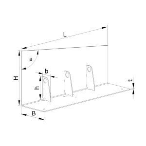 Hangsicherung schräg 8 mm Hangsicherung schräg 8 mm