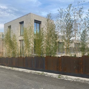 Moderne Architektur mit Corten Moderne Architektur mit Corten