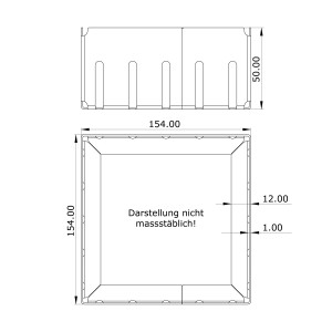 Kiesrahmen 150 x 150 Kiesrahmen 150 x 150