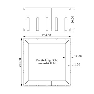 Kiesrahmen 200 x 200 Kiesrahmen 200 x 200