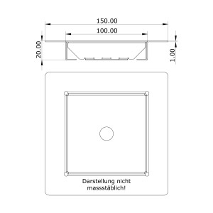Bodendeckel 100 x 100 Bodendeckel 100 x 100